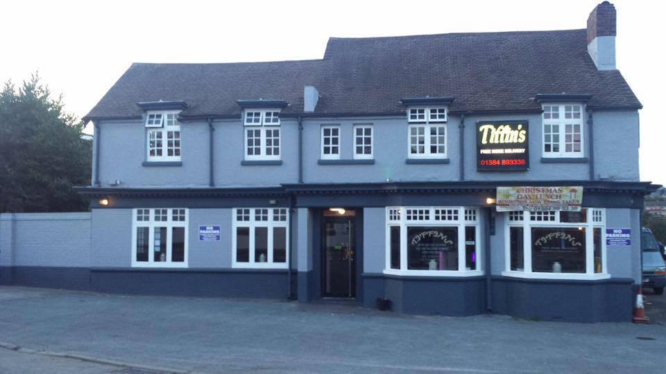 Tiffins Restaurant building on Dudley Road, Lye